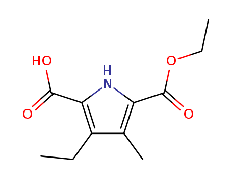 1H-Pyrrole-2,5-dicarboxylic acid, 3-ethyl-4-methyl-, 5-ethyl ester