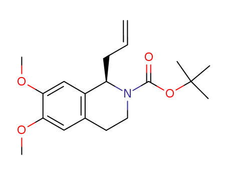 (R)-1-allyl-6,7-dimethoxy-3,4-dihydro-1H-isoquinoline-2-carboxylic acid tert-butyl ester