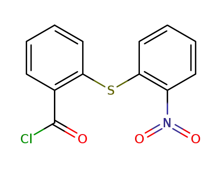 Molecular Structure of 95906-78-8 (Benzoyl chloride, 2-[(2-nitrophenyl)thio]-)