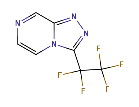 1,2,4-Triazolo[4,3-a]pyrazine, 3-(pentafluoroethyl)-