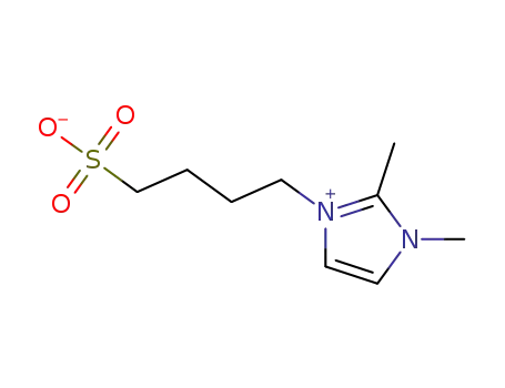 Molecular Structure of 1088461-53-3 (1,2-dimethyl-3-(4-sulfonatobutyl)-1H-imidazol-3-ium)