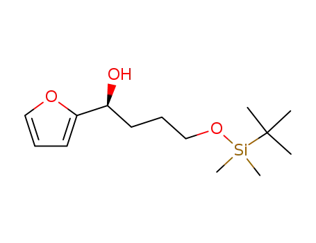 (S)-1-(furan-2-yl)-4-tert-butyldimethylsilyloxybutan-1-ol