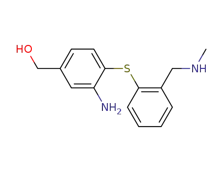 [3-amino-4-(2-methylaminomethyl-phenylsulfanyl)-phenyl]-methanol