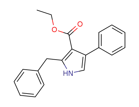 Molecular Structure of 856118-83-7 (ethyl 2-benzyl-4-phenyl-1H-pyrrole-3-carboxylate)