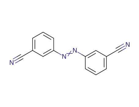 Molecular Structure of 52805-42-2 (Benzonitrile, 3,3'-azobis-)