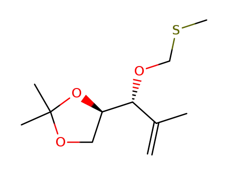 (R)-2,2-Dimethyl-4-((R)-2-methyl-1-methylsulfanylmethoxy-allyl)-[1,3]dioxolane