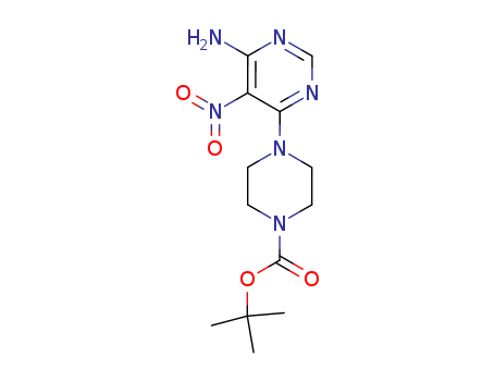 tert-Butyl 4-(6-amino-5-nitropyrimidin-4-yl)piperazine-1-carboxylate