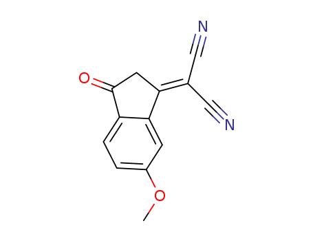 2-(6-methoxy-3-oxo-2,3-dihydro-1H-inden-1-ylidene)malononitrile