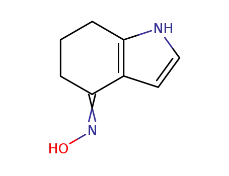 Molecular Structure of 27866-27-9 ((E)-6,7-DIHYDRO-1H-INDOL-4(5H)-ONE OXIME)