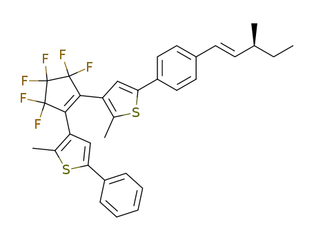 (S)-1-[5-(4-(3-methylpent-1-enyl)phenyl)-2-methyl-3-thienyl]-2-(2-methyl-5-phenyl-3-thienyl)hexafluorocyclopentene