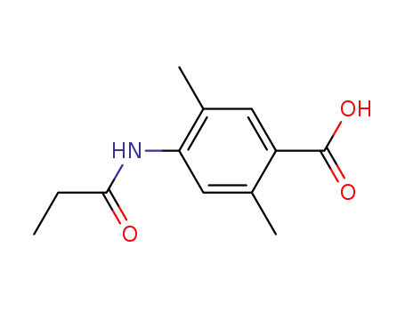 2,5-dimethyl-4-propionylamino-benzoic acid