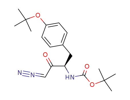 [1-(4-tert-butoxy-benzyl)-3-diazo-2-oxo-propyl]-carbamic acid tert-butylester