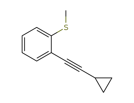 (2-(cyclopropylethynyl)phenyl)(methyl)sulfane
