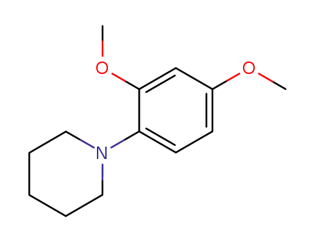Molecular Structure of 5097-28-9 (1-(2,4-dimethoxyphenyl)piperidine)