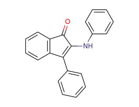 Molecular Structure of 860403-62-9 (3-phenyl-2-(phenylamino)-1H-inden-1-one)
