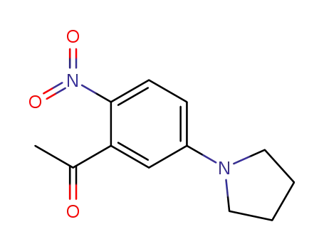 2'-nitro-5'-(1-pyrrolidinyl)acetophenone