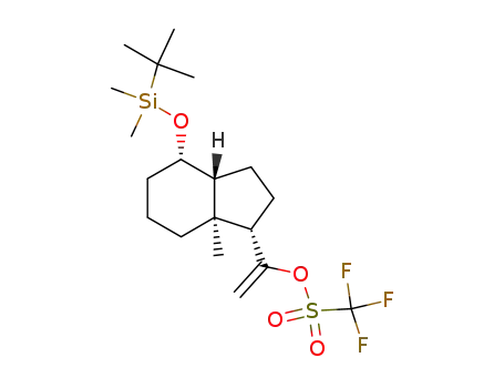 Trifluoro-methanesulfonic acid 1-[(1S,3aR,4S,7aS)-4-(tert-butyl-dimethyl-silanyloxy)-7a-methyl-octahydro-inden-1-yl]-vinyl ester