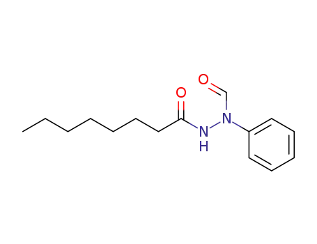 Molecular Structure of 115419-58-4 (N’-formyl-N’-phenyl-n-caprylhydrazide)