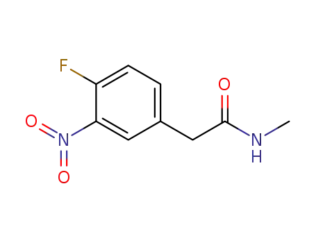 2-(4-fluoro-3-nitro-phenyl)-<i>N</i>-methyl-acetamide