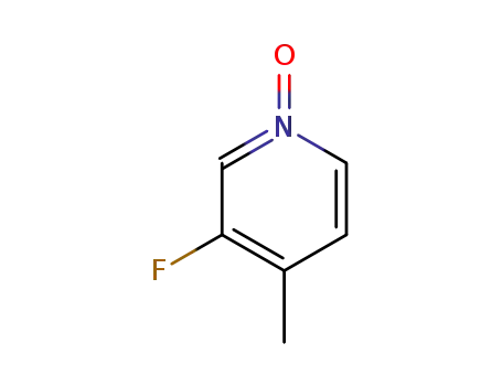 Molecular Structure of 33252-59-4 (Pyridine, 3-fluoro-4-methyl-, 1-oxide (9CI))