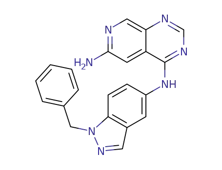 N<sup>4</sup>-(1-benzyl-1H-indazol-5-yl)pyrido[3,4-d]pyrimidine-4,6-diamine