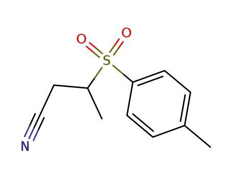 Molecular Structure of 99855-23-9 (3-tosylbutanenitrile)