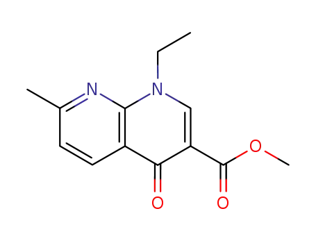 1,8-Naphthyridine-3-carboxylic acid,
1-ethyl-1,4-dihydro-7-methyl-4-oxo-, methyl ester