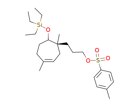 Toluene-4-sulfonic acid 3-((S)-1,4-dimethyl-7-triethylsilanyloxy-cyclohept-3-enyl)-propyl ester