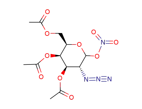 3,4,6-tri-O-acetyl-2-azido-2-deoxy-α/β-D-galactopyranosyl nitrate