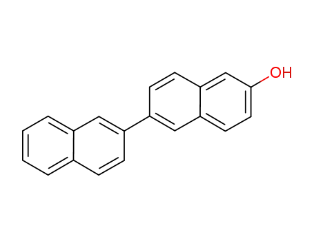 Molecular Structure of 843664-77-7 ([2,2'-Binaphthalen]-6-ol)