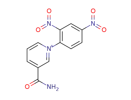Molecular Structure of 47142-25-6 (Pyridinium, 3-(aminocarbonyl)-1-(2,4-dinitrophenyl)-)
