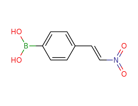 Molecular Structure of 216394-04-6 (TRANS-4-(BETA-NITROVINYL)BENZENEBORONIC ACID)