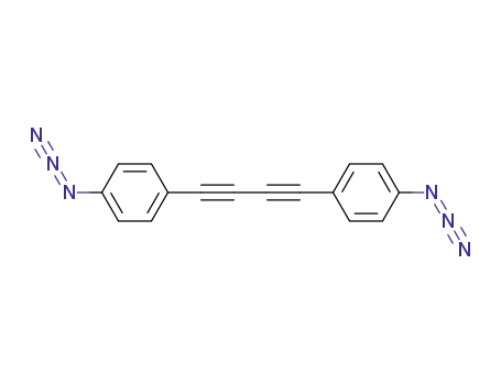 Molecular Structure of 552299-18-0 (1,4-bis-(4'-azidophenyl)butadiyne)