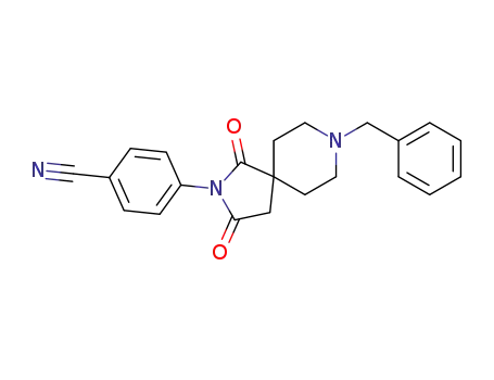 Benzonitrile, 4-[1,3-dioxo-8-(phenylmethyl)-2,8-diazaspiro[4.5]dec-2-yl]-