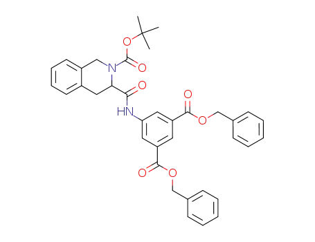 5-[(2-tert-Butoxycarbonyl-1,2,3,4-tetrahydro-isoquinoline-3-carbonyl)-amino]-isophthalic acid dibenzyl ester