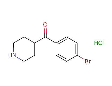 Methanone, (4-bromophenyl)-4-piperidinyl-, hydrochloride
