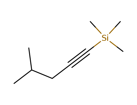 Silane, trimethyl(4-methyl-1-pentynyl)-