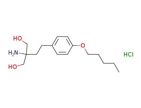 2-amino-2-(4-(pentanetyloxy)phenethyl)propane-1,3-diol hydrochloride