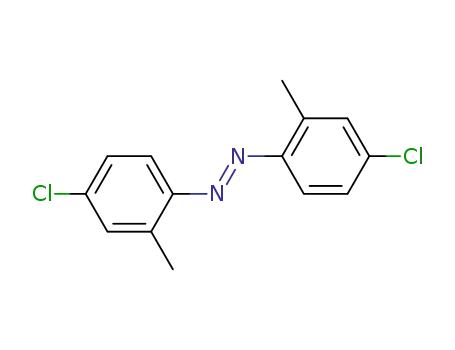 Molecular Structure of 22237-33-8 ((E)-bis(4-chloro-2-methylphenyl)diazene)