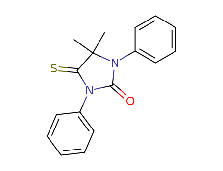 2-Imidazolidinone, 4,4-dimethyl-1,3-diphenyl-5-thioxo-
