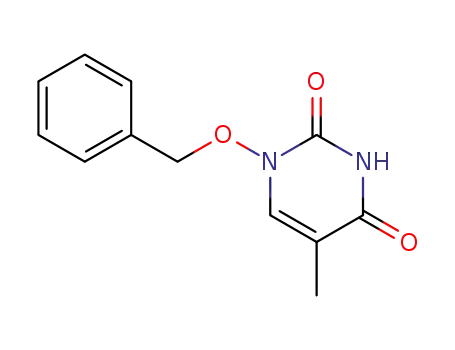 Molecular Structure of 10501-91-4 (1-benzyloxythymine)