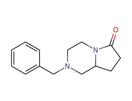 Pyrrolo[1,2-a]pyrazin-6(2H)-one, hexahydro-2-(phenylmethyl)-