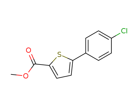 2-Thiophenecarboxylicacid, 5-(4-chlorophenyl)-, methyl ester