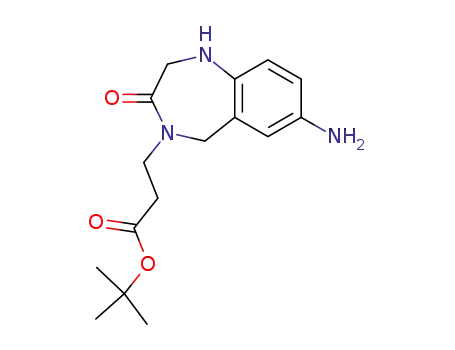 tert-butyl 7-amino-3-oxo-1,2,3,5-tetrahydro-4H-1,4-benzodiazepine-2-propanoate