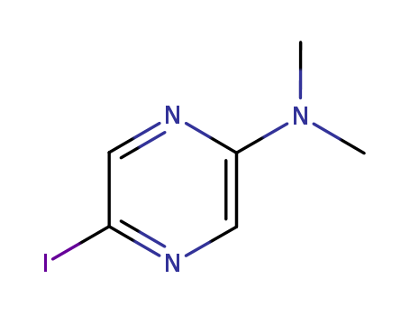Pyrazinamine, 5-iodo-N,N-dimethyl-