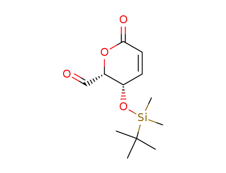(3S)-3-tert-butyldimethylsilanyloxy-6-oxo-3,6-dihydro-2H-pyran-(2S)-2-carbaldehyde