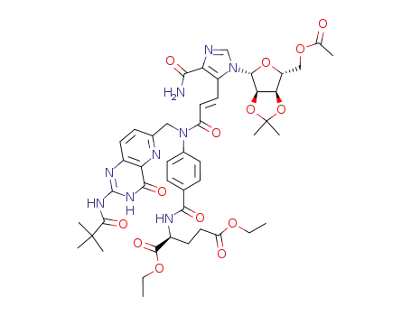C<sub>46</sub>H<sub>55</sub>N<sub>9</sub>O<sub>14</sub>