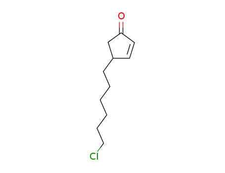 Molecular Structure of 249747-49-7 (4-(6-chlorohexyl)cyclopent-2-en-1-one)