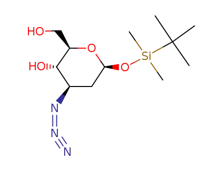 Molecular Structure of 189454-43-1 (3-AZIDO-2 3-DIDEOXY-1-O-(T-BUTYLDIMETHY&)