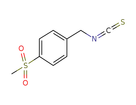 Molecular Structure of 158756-30-0 (1-(isothiocyanatomethyl)-4-(methylsulfonyl)benzene)